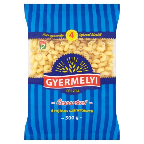 gyermelyi tészta 500 g csavartcső 4 tojá