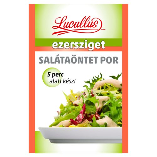 lucullus salátaöntet 12 g ezersziget por