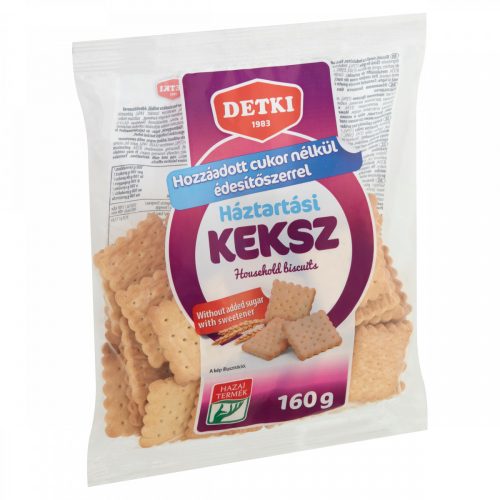 Detki cukormentes háztartási keksz 160g