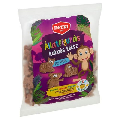 Detki állatfigurás kakaós keksz 160g   2