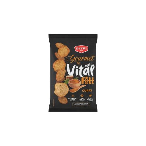 Detki V.F. Gourmetkréker curry 100g