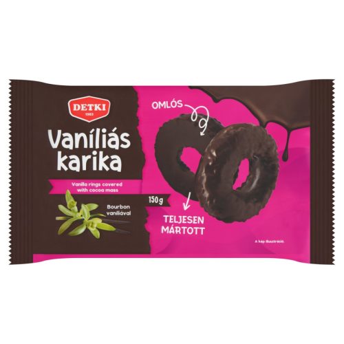 Detki 150g vaníliás karika teljesen márt