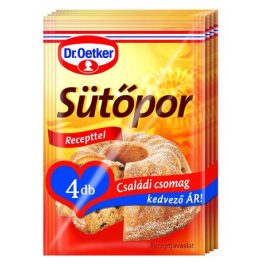 Dr.Oetker sütőpor családi csomag 4x12g