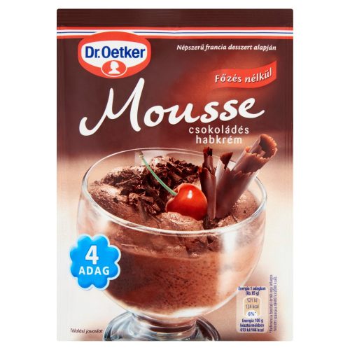 Dr.Oetker mousse csokihab 92g