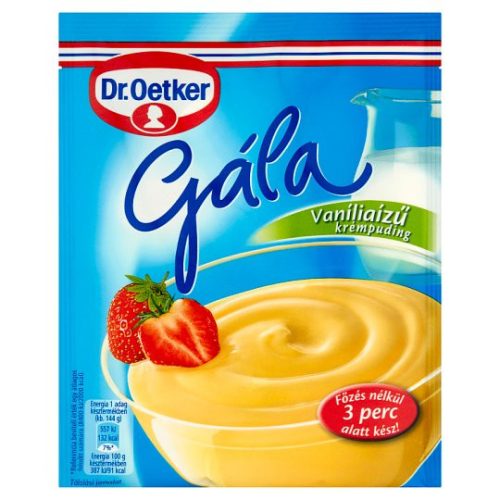 Dr.Oetker gála vanília krémpuding 78g