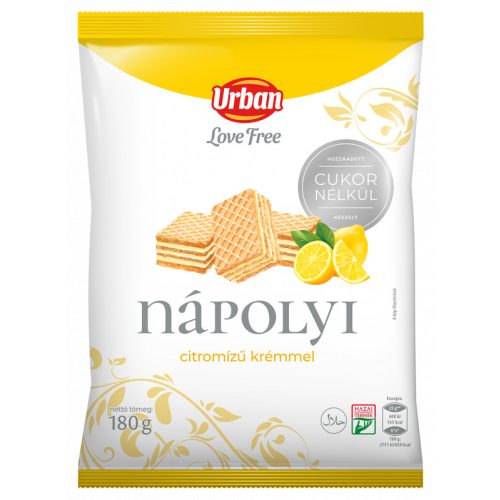 Urbán Töltött Ostya Citromos Hozzáadott