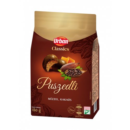 Urbán mézes puszedli kakaós 180g