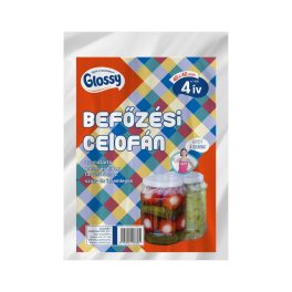 Glossy befőzési celofán 4ív 40x40cm   10