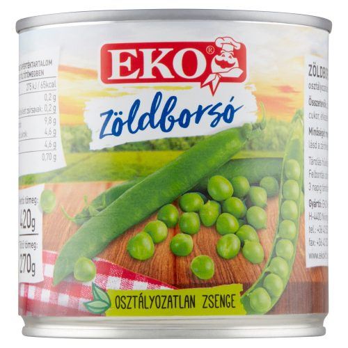 Ekos Zöldborsó konzerv 420g