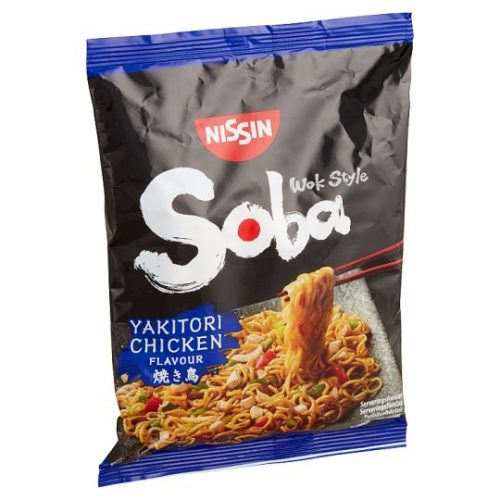 Soba inst. tészta yakitori csirke 110g