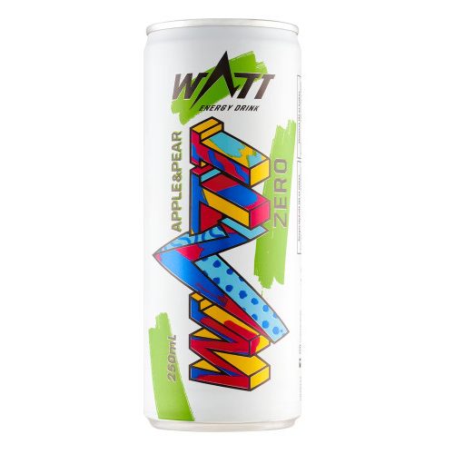 Watt Energy Drink Alma-Körte Zero 250ml