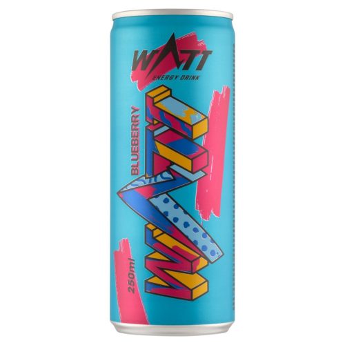 Watt energy áfonya f.cser. 250ml DRS