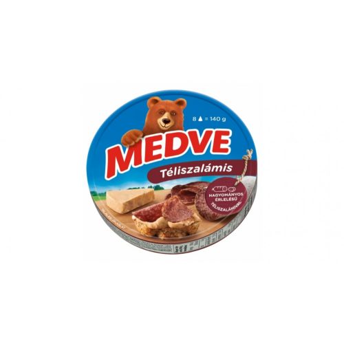 Medve téliszalámis sajt 140g