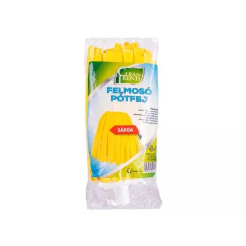 Clean Trend Felmosó Pótfej Sárga