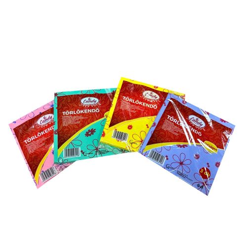 Candy" virág" törlőkendő 3db