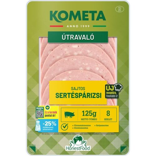 kométa útravaló sajtos sertéspárizsi