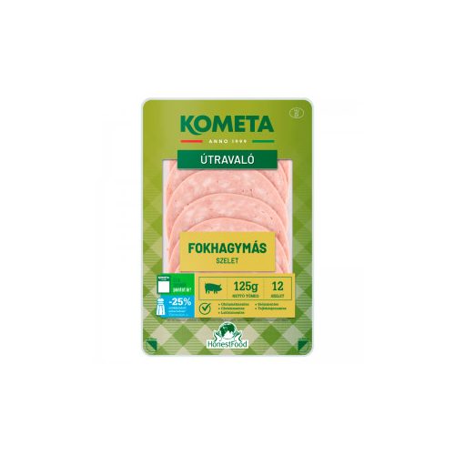 Útravaló fokhagymás szelet kométa 125g