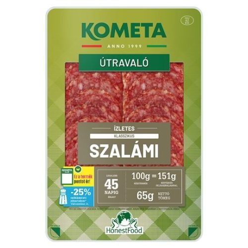 Útravaló ízletes szalámi 65g/Kométa