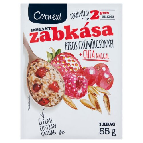 Cornexi Zabkása Piros Gyümölcs Chia Magg