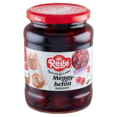 Rege magozott meggybefőtt 700/350g