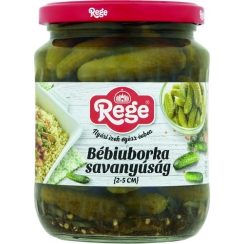 Rege bébiuborka édes-savanyú 2-5cm 280g