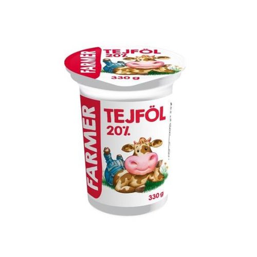 Farmer családi tejföl 20% 330g /Sole