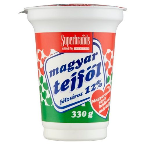 Magyar 12% tejföl NAGY!!!!! 330g(Alf, te