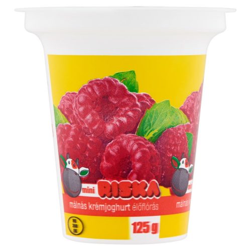 Riska krémjoghurt málnás 125g/Alföldi Te