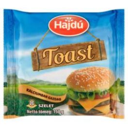 Hajdú lapka sajt toast 8db 150g