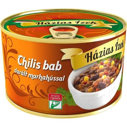 Házias Íz Chilis Bab Darált Marhahússal