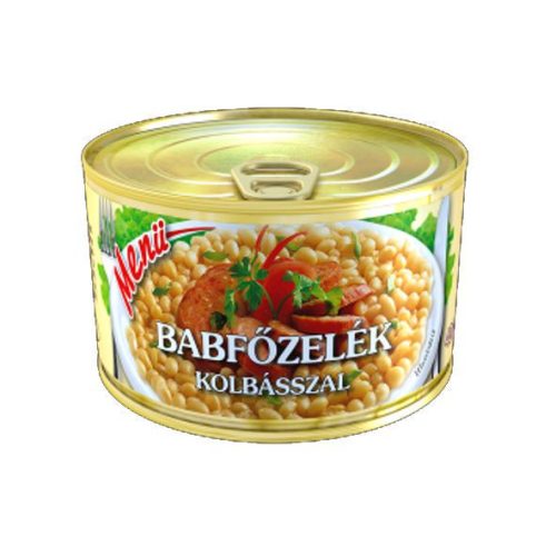 Menü Babfőzelék Kolbásszal 400g