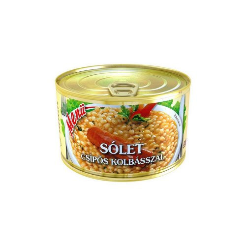 Menü Sólet Csípős Kolbásszal 400g