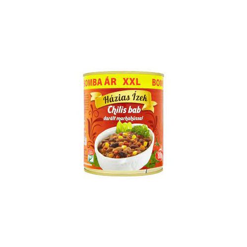 Házias Íz Chilis Bab 800g