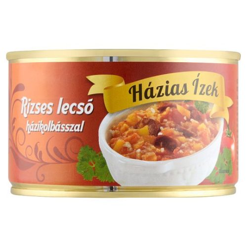 Házias Íz Rizses Lecsó Kolbásszal 400g