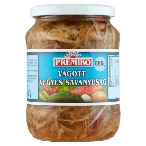 Premiko vágott vegyes savanyúság 680g