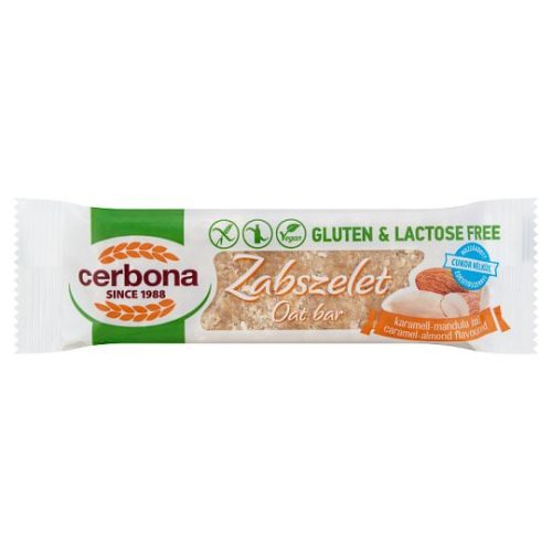 cerbona zabszelet 40 g mandula-karamell