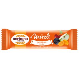 Cerbona Müzli Szelet Gyümölcsös 20g II.