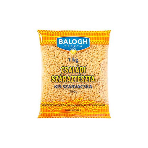 Balogh tészta 1kg kis szarvacska