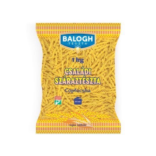 Balogh tészta copfocska tn 1000g