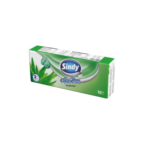 Sindy Papír Zsebkendő Aloe Vera 3rétegű