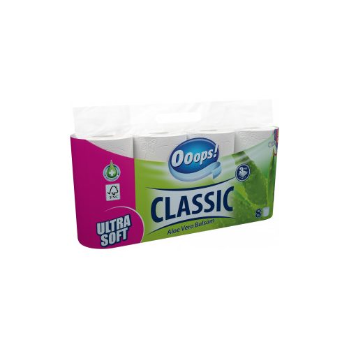 ooops wc papír 8 tek 3 rét classic aloe