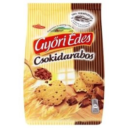 győri édes keksz 150 g csokidarabos