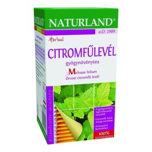 Naturland citromfűlevél gyógytea 25x1g