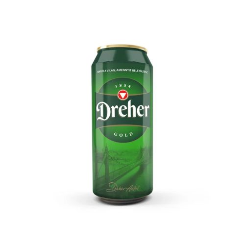 Dreher Gold 0,5l sör dobozos DRS