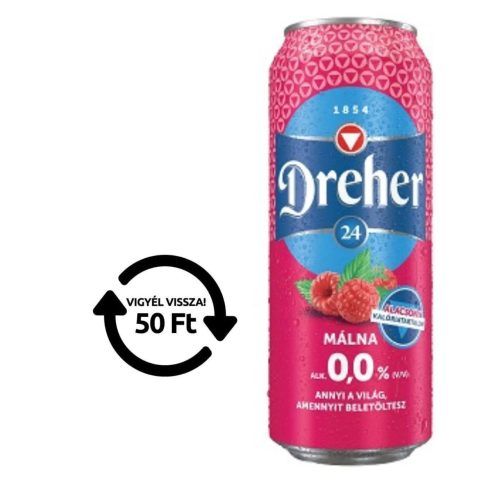 Dreher málna 0,5l +drs