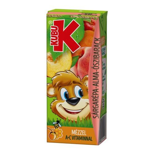 Kubu szívószálas sárgar-alma 200ml