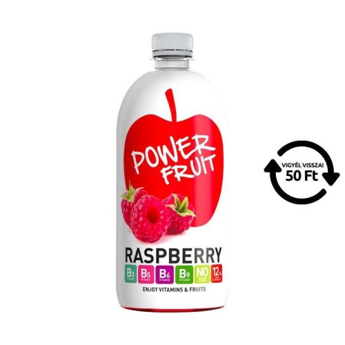 Power fruit málnás 750ml drs