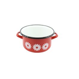 Zománcozott Lábas Mély Dekor 15cm 1.5 Li