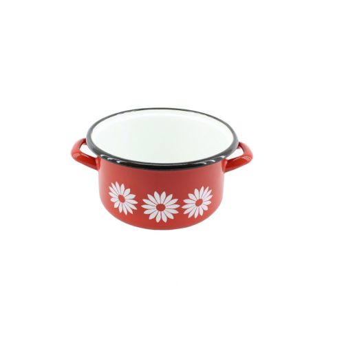 Zománcozott Lábas Mély Dekor 15cm 1.5 Li