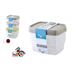 Frigo Szett 5*1.2 Literes Pob Szögletes